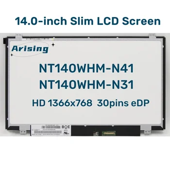 14,0-инчов LCD екран на лаптоп NT140WHM-N41 Подходящ NT140WHM-N31 N140BGE-EA3 За ThinkPad T440 T450 T460 T470 T480 HD 30pin eDP