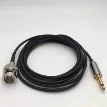 1бр 75 Ома BNC мъжки към 3.5 мм моно RF аудио линия RG174 кабел