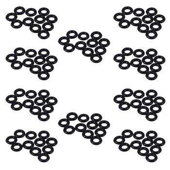 200 бр. черни гумени сальниковые пръстени, O-образна форма, уплътнителни шайби 8 X 4 X 2 мм