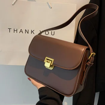 2023 Нова дамска чанта през рамо, чанта-месинджър, дамска чанта в елегантен стил, реколта чанта-плик, висококачествена чанта