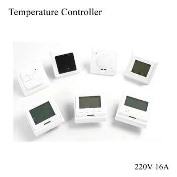 220v 16A Регулатор на температурата Дигитален термостат Wifi дистанционно управление, программирующий седмично интелигентен LCD дисплей с подсветка
