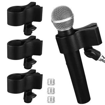 3 бр. скоба за микрофон, поставка, които определят скоби, държач, безжична пружина, кондензатор от abs-пластмаса