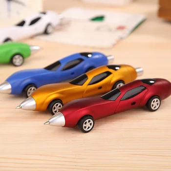 36шт Творчески канцеларски материали автомобили химикалка писалка Японската и корейската забавна Детска химикалка писалка играчка спортен автомобил, която симулира дръжка