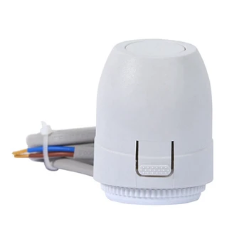 3X Клапан за подгряване на пода NC AC 230 В Колектор на електрическа топлинна диск на термостата за подгряване на пода