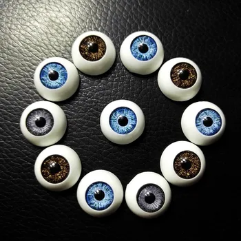 60 броя е 16 * 16 мм BJD кукли очите пластмасови очните ябълки висококачествени аксесоари за кукли BJD играчки аксесоари полукръгли очите на едро