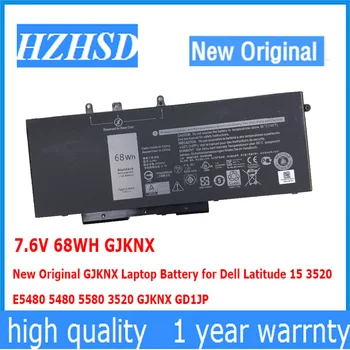 7,6 V 68WH GJKNX Оригинална Батерия за лаптоп Dell Latitude E5480 E5580 E5490 E5590 за DELL Precision M3520 M3530 GD1JP