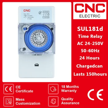 CNC SUL181h Механичен Таймер 24-часов Преминете Време Реле Електрически Програмируем Таймер Ключа на Таймера на Din-шина