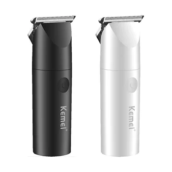 Kemei X3 Преносим мини тример за коса, за мъже и деца, моющаяся малка машина за подстригване на коса, безжична, USB-акумулаторна машина за подстригване на коса