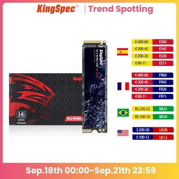 KingSpec M2 PCIe SSD 1tb M. 2 ssd, 128 GB, 256 GB 2 TB 2280 512 GB NVMe M. 2 SSD M Key 4 TB hdd Вътрешен Диск за Десктоп, лаптоп X79