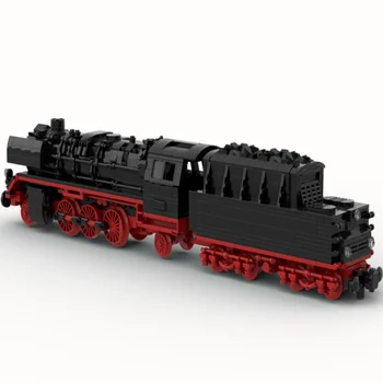 MOC Творческа градски изграждане на модулна DR лек пътнически локомотив в събирането на влак играчки Модел детски подарък