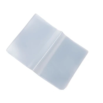 Q1QA Пластмаса Прозрачен PVC калъф, име и номер на притежателя на кредитна карта, Калъф Органайзер Пазител на джоба