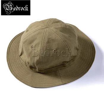 RT Панама мъжки тъканно шапка каки реколта шапка за риболов на открито, велосипедна шапка от слънцето, жените черна шапка за басейна, шапка Рибар