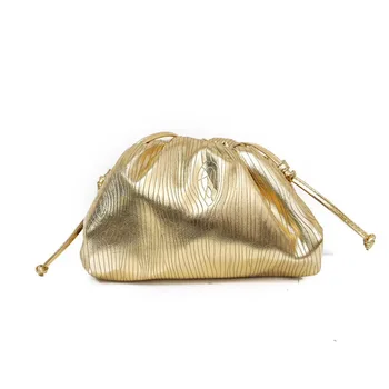 SWDF Луксозна дизайнерска чанта цвят: златист, сребрист, с мек облак, дамска чанта, новост 2023 г., чанта за кнедлите, дамска чанта, чанта за през рамо с голям капацитет