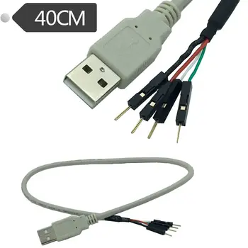 USB конектор към тялото на 2,54 mm, включете 1P, кабел с един конектор USB кабел DuPont