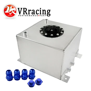 VR - 20L Алуминиев резервоар разширителен резервоар с капак /пяна вътре огледално полиран горивния елемент без сензор за VR-TK14