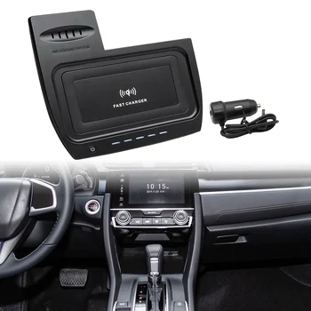 Автомобилното безжично зарядно устройство за бързо зареждане на телефона за Honda Civic 2016 2017 2018 2019 само LHD