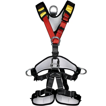 Альпинистский Колан за цялото тяло за Външно Катерене По Дървета, Increaser Тренировъчен колан Голям Размер, оборудване за скално Катерене