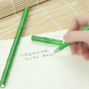 Бамбук флейта дръжка гел писалка подаръци Творчески Канцеларски материали 10шт безплатна доставка