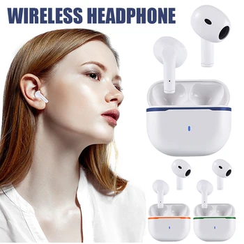 Безжични слушалки TWS, съвместими с Bluetooth Слушалки 5.3 Type-C, шумоподавляющая детска слушалки подложка