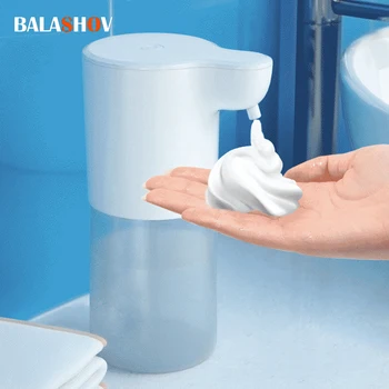 Безконтактни автоматични дозатори пяна за баня, USB, акумулаторна машина за измиване на ръцете с течна пяна, инфрачервен сензор, захранващи сапун