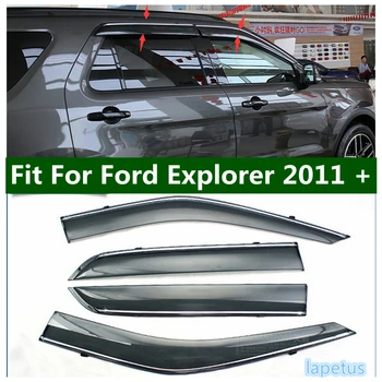 Врата, прозорец, ветрозащитный козирка, корниз шатри, за защита от дъжд, слънце, защита от вятър, вентилационна шторная панел за Ford Explorer 2011-2019 Аксесоари