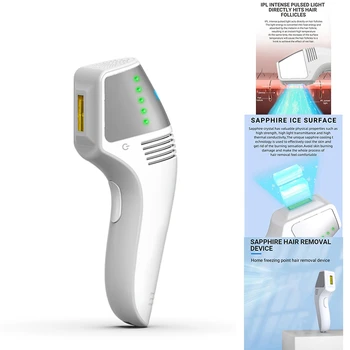 Епилация с лазер эпилятором Безболезнен мишници, Бикини за лице за жени машинка за бикини с температура на замръзване Depilador