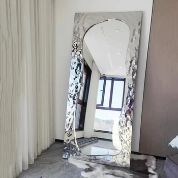 Естетически голямо декоративно огледало за спалня, нарушения на сърдечния декоративно огледало за цялото тяло, луксозно декорация на дома Lusterko YY50DM