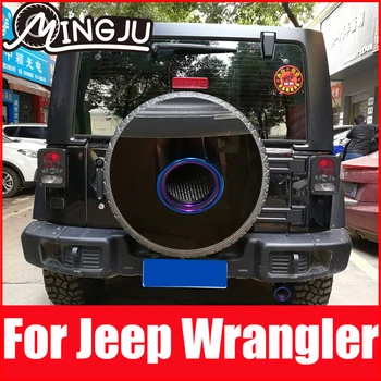За Jeep Wrangler JL 2018 2019 2020 изпускателна патрубки на изпускателната тръба, ауспуси от неръждаема стомана, аксесоари за външността на автомобила