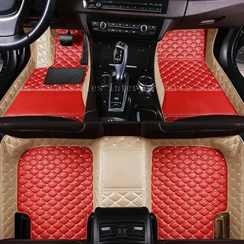 За Toyota Vios 2006 2007 автомобилни постелки за пода, защитни калъфи, аксесоари за интериора, изработени по поръчка кожени килими, водонепроницаемое украса