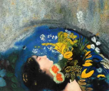 Известният Фигуративная Стенни Художествена Картина на Mimsan, 1903 от Одилона Редона Начало Декор Платно, Маслени картини, Ръчно Рисувани-Високо Качество