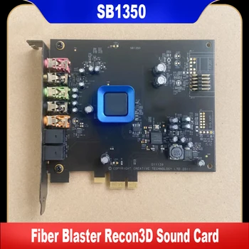 Използва се SB1350 за звукова карта Creative 5.1 Fiber Blaster Recon3D, четириядрен ultra Hi-FI, висококачествени резервни части, 100% тестван