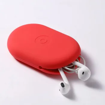 Калъф за слушалки Liboer за съхранение на Гъвкав мек силиконов калъф за слушалките Beats на Bluetooth слушалки и кабели