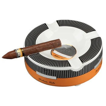Керамичен пепелник за пури, преносима креативна домашна пепелник, поставка за кола, една димна пепелник, държач за пури на закрито