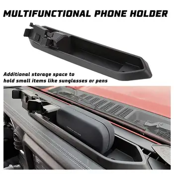 Кола за телефон с чекмедже за съхранение подходящ за Jeep Wrangler JL 2018 2019 за мобилни телефони и мини-таблети