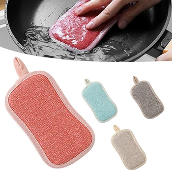 Кухня Dish Cleaning Sponge Soft Absorbent Scouring Pad For Home Home Fragrance всичко за кухнята и дома منشفة за кухня Vileda