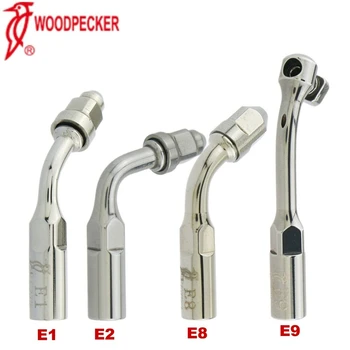 Кълвача Стоматологични накрайници за мащабиране Endo Ultrasonci, напильники, държач за копане E1 E2 E8 E9 съвет за мащабиране EMS