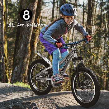 Лесен 20-инчов 7 експрес планински офроуд велосипед с високо качество, на велосипед за рожден ден, Коледа, подарък за деца, любими подаръци за момчета и момичета