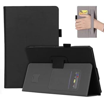 Луксозен Калъф за Samsung Galaxy Tab S4 10,5 SM-T835 SM-T830 T835 T830 2018 Таблет с Отделения за карти, Каишка за ръка + Безплатен подарък