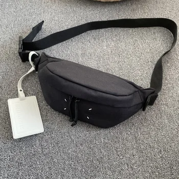 Луксозни маркови чанти Margiela през рамо, мъжки и дамски чанти-незабавни посланици MM6, тъканно опаковка, нагрудная опаковка с четири ъглови шевове, модерна чанта през рамо