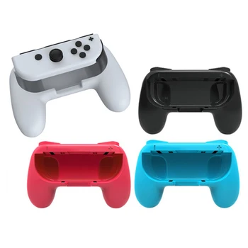 Ляв + Десен Притежателя Скоба Joycon Дръжка Калъф за Nintendo Switch Oled NS Геймпад Контролер Поставка за Ръкохватка Аксесоари