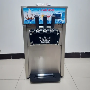 Машина за мек сладолед PBOBP, търговска машина за приготвяне на сладолед, лятна ресторант, кафене, тенис на производител на сладолед