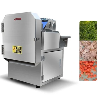 Машина за рязане на зеленчуци, 220 и 110 В Многофункционална машина за мелене на зеленчуци с двойно преобразуване на честотата овощерезка за нарязване на лук