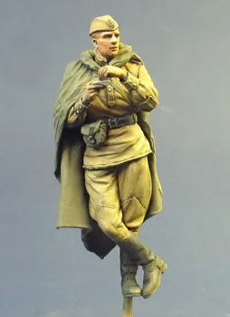 Мащаб 1:35, формовани под налягане фигурка от смола, на монтажния комплект, пехота на Съветската Червена Армия, неокрашенная Безплатна доставка