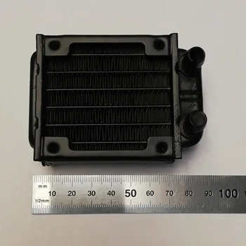 Многоканален 60мм радиатор за водно охлаждане на КОМПЮТЪР Алуминий за уреда мадами LED компютър