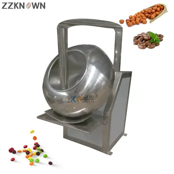 Многофункционална машина за нанасяне на покритие върху шоколад, бадеми, лешници, машина за нанасяне на покритие върху арахисовый захар