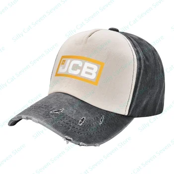 Модерна бейзболна шапка на JCB cowboy за мъже и жени, реколта регулируема бейзболна шапка с многоцветни отстрочкой, выстиранная шапка за татко