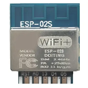Модул Wi-Fi ESP-02S TYWE2S Сериен Порт за Безжичен модул WiFi Прозрачна Прехвърляне, Съвместима с ESP8266 за Smart F1U2