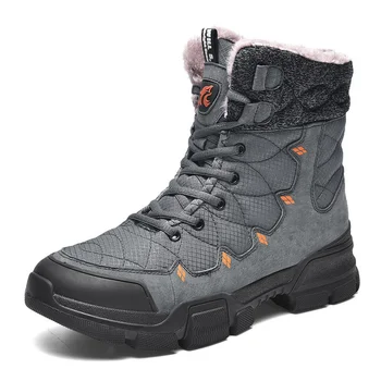 Мъжки обувки, висококачествени водоустойчиви топли зимни обувки, мъжки ежедневни зимни обувки, маратонки, военни бойни мъжки работни обувки