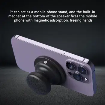 Насладете се на мощен звук с безжичен субуфер A117 Mini Bluetooth Creative Драма, настолен високоговорител, стойка за телефона - Вашият Ултиматум