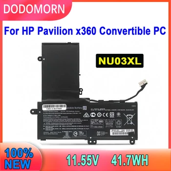 Нова Батерия за лаптоп NU03XL за HP Pavilion x360 PC Convertible 11-U014UR HSTNN-UB6V TPN-W117 TPN-C128 843536-541 844201-850